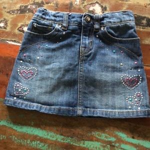 Children’s place denim mini skirt
